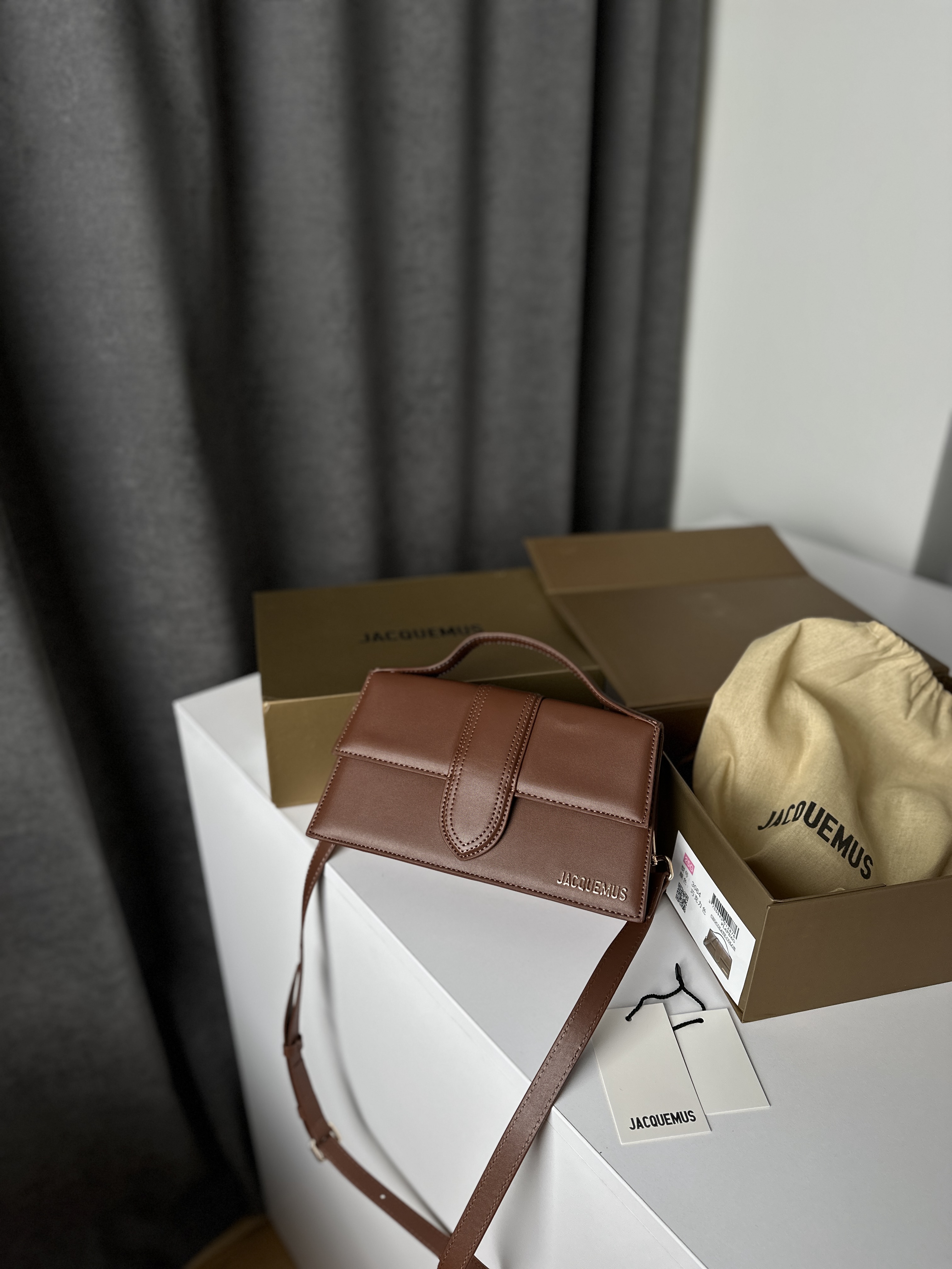 Сумка " Jacquemus " натуральна шкіра з коробкою — фото 16
