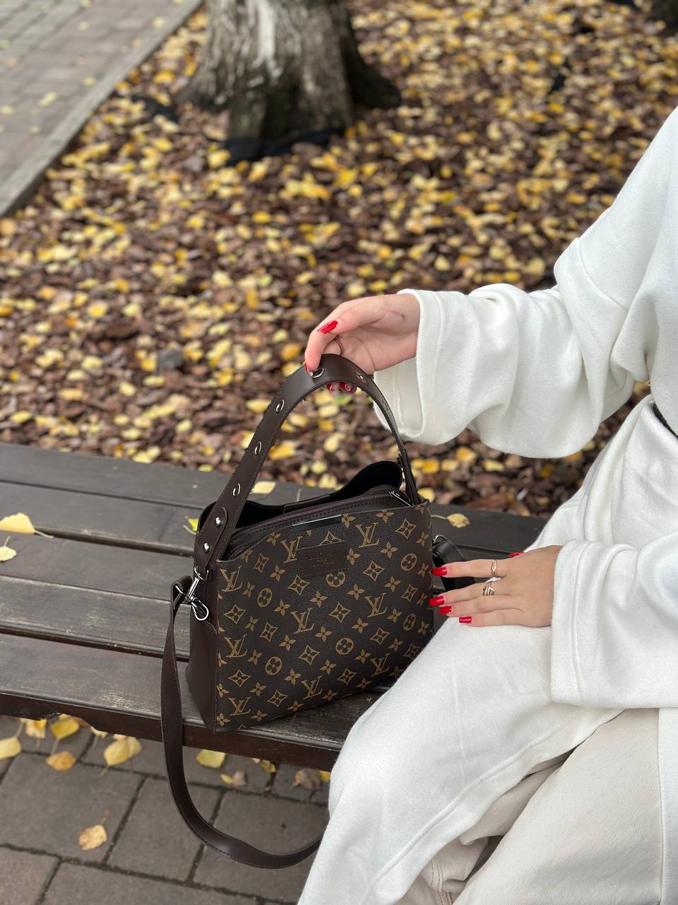 Сумка " LV " шопер — фото 7