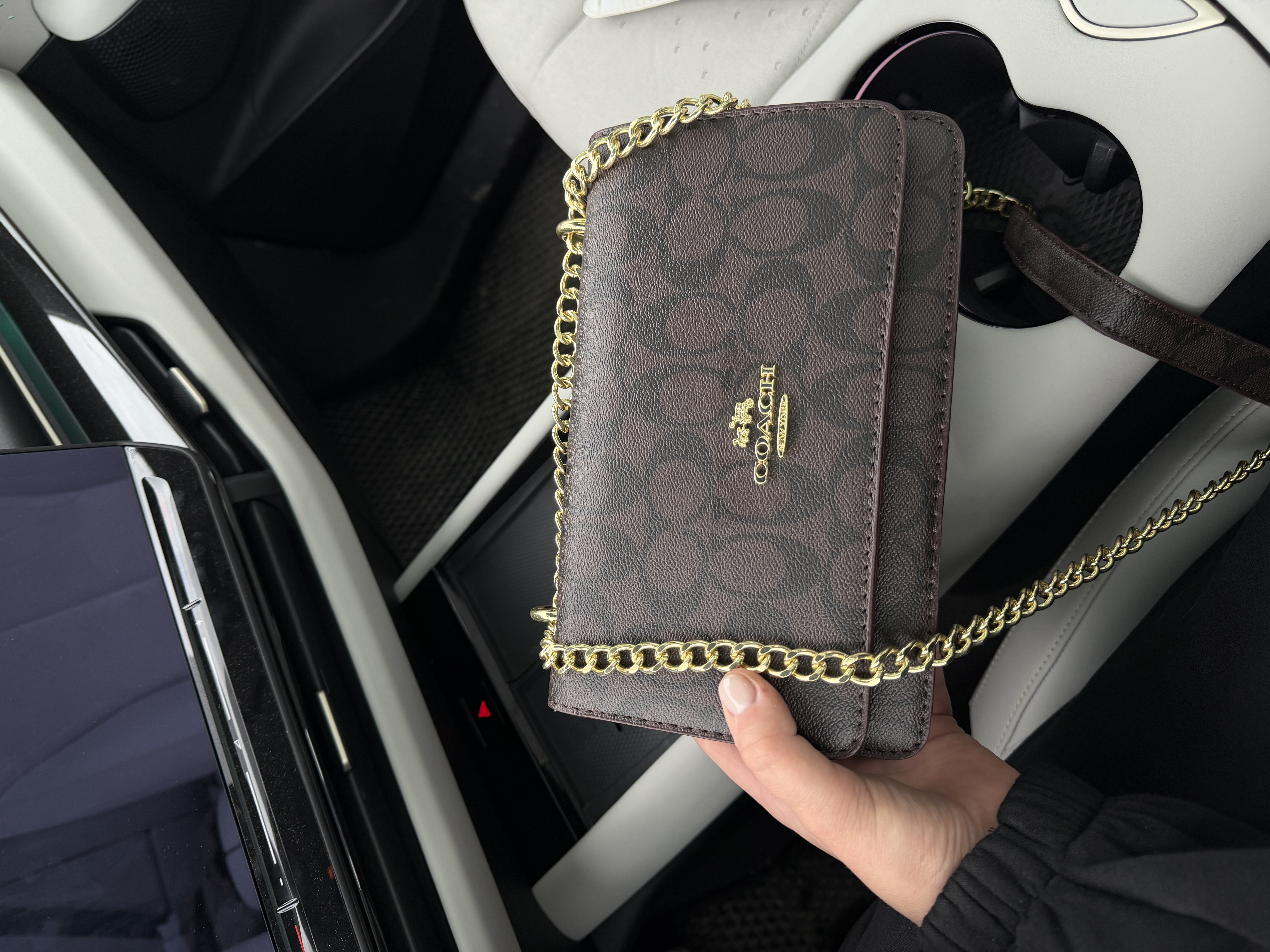 Сумка " Coach " бюджетна золота фурнітура — фото 6