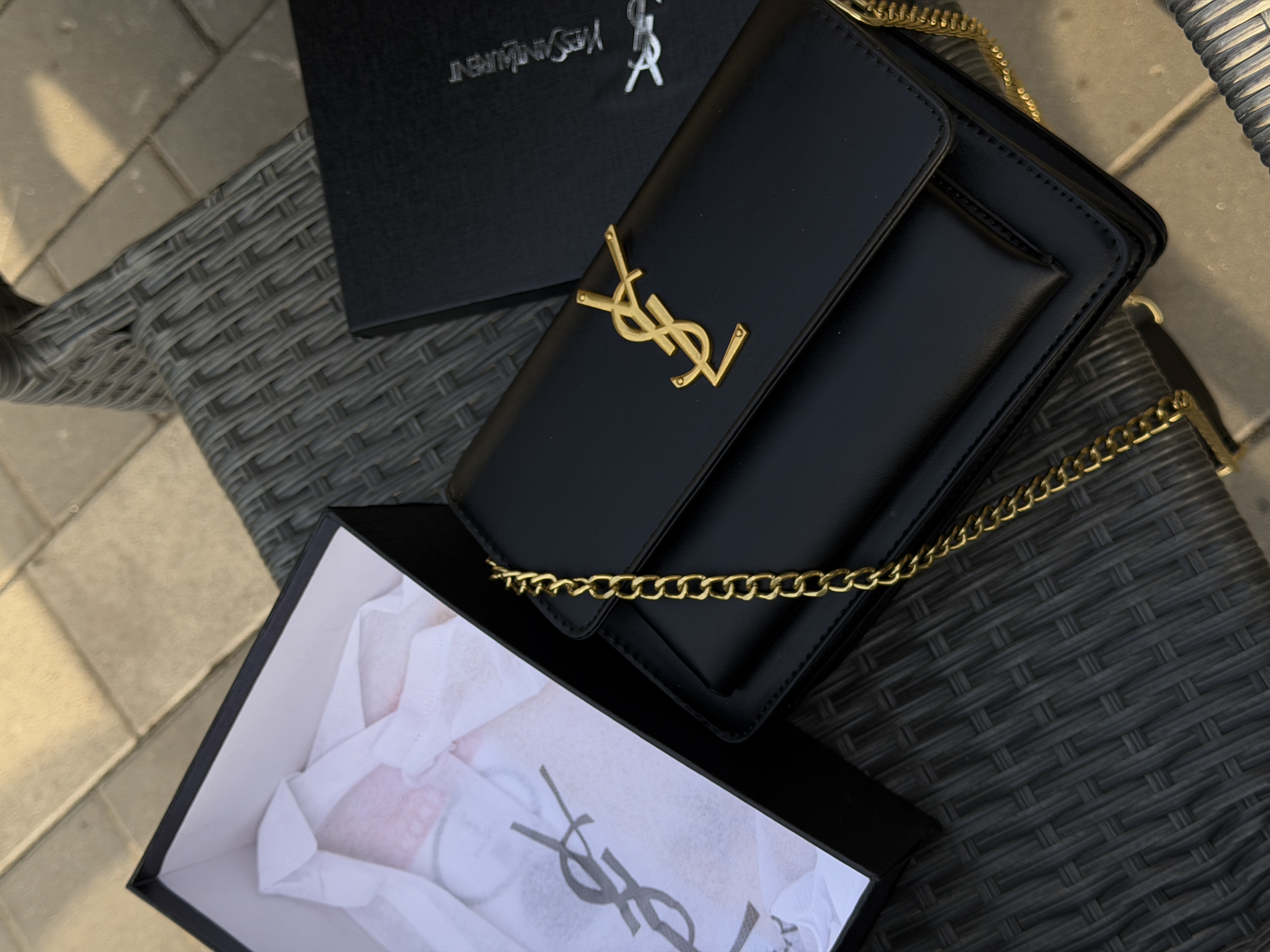 Сумка " Ysl " екошкіра з коробкою