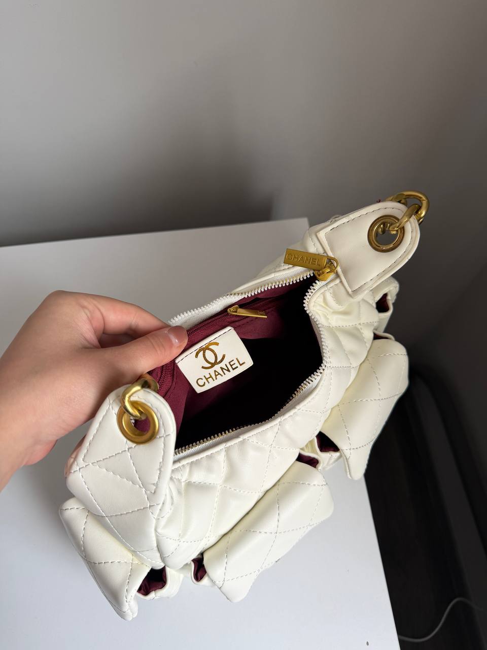 Сумка " Chanel " 2 кишеньки — фото 5