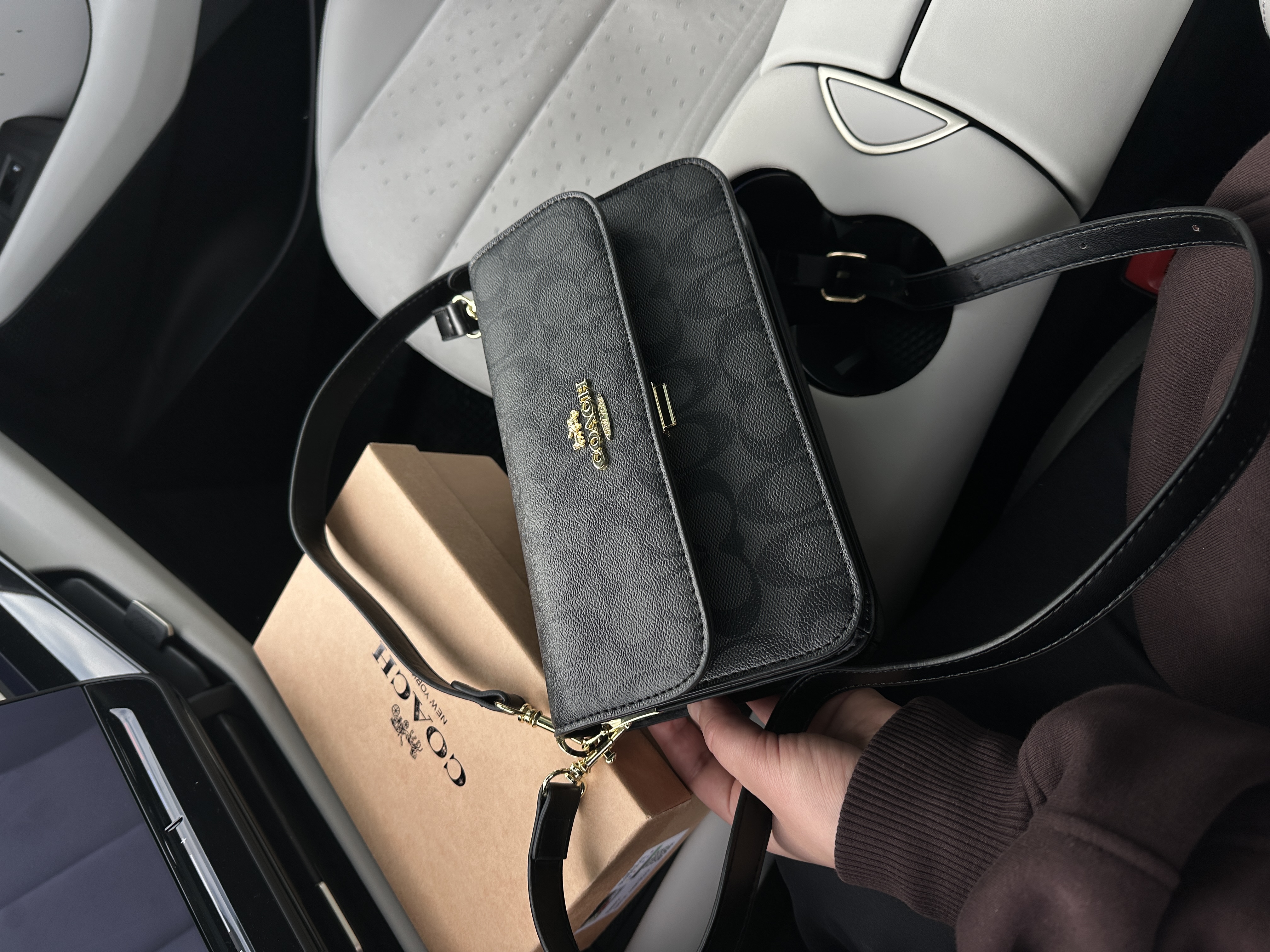 Сумка " Coach " в коробці — фото 18