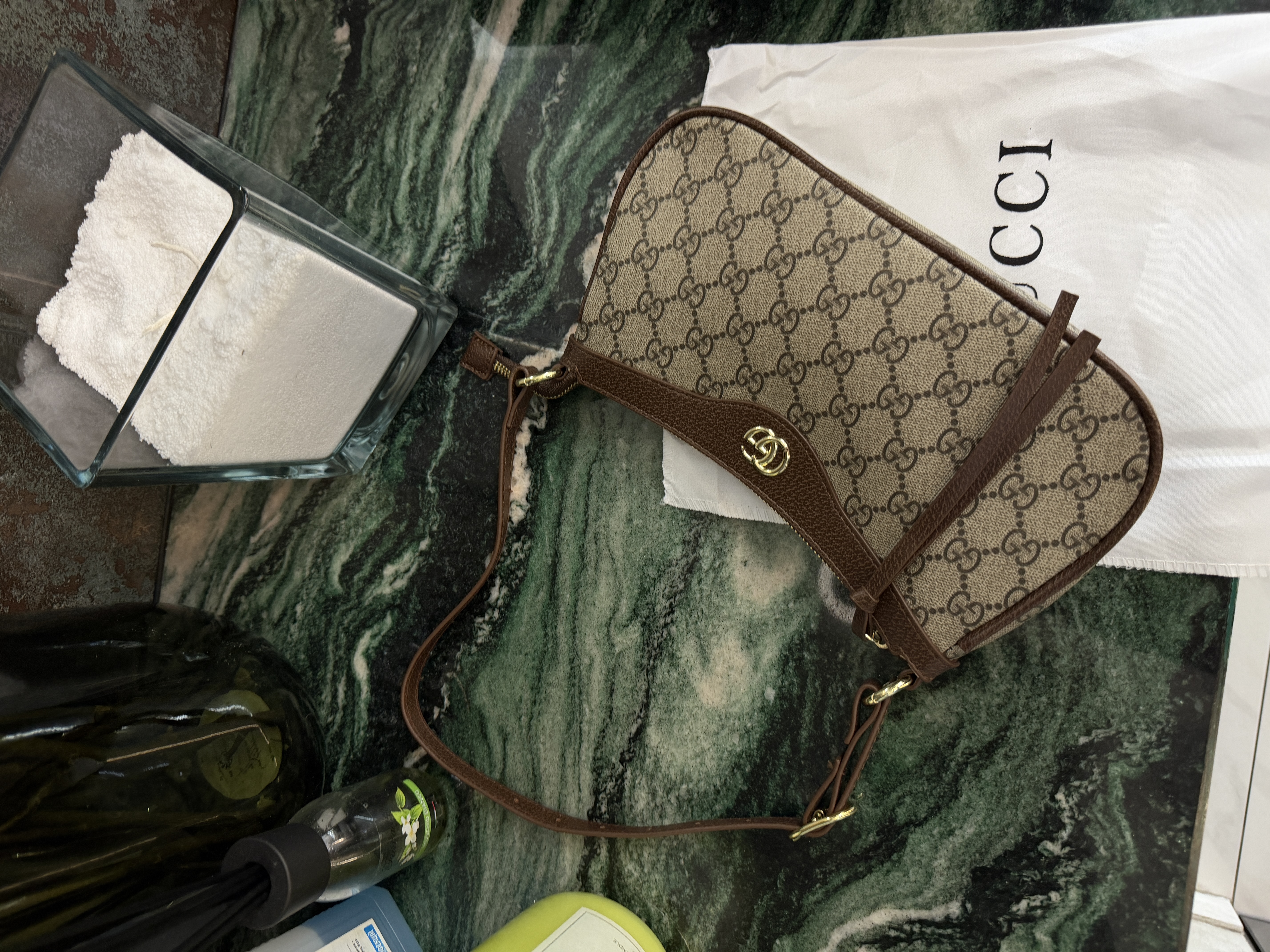 Сумка " Gucci " багет бюджетна — фото 4