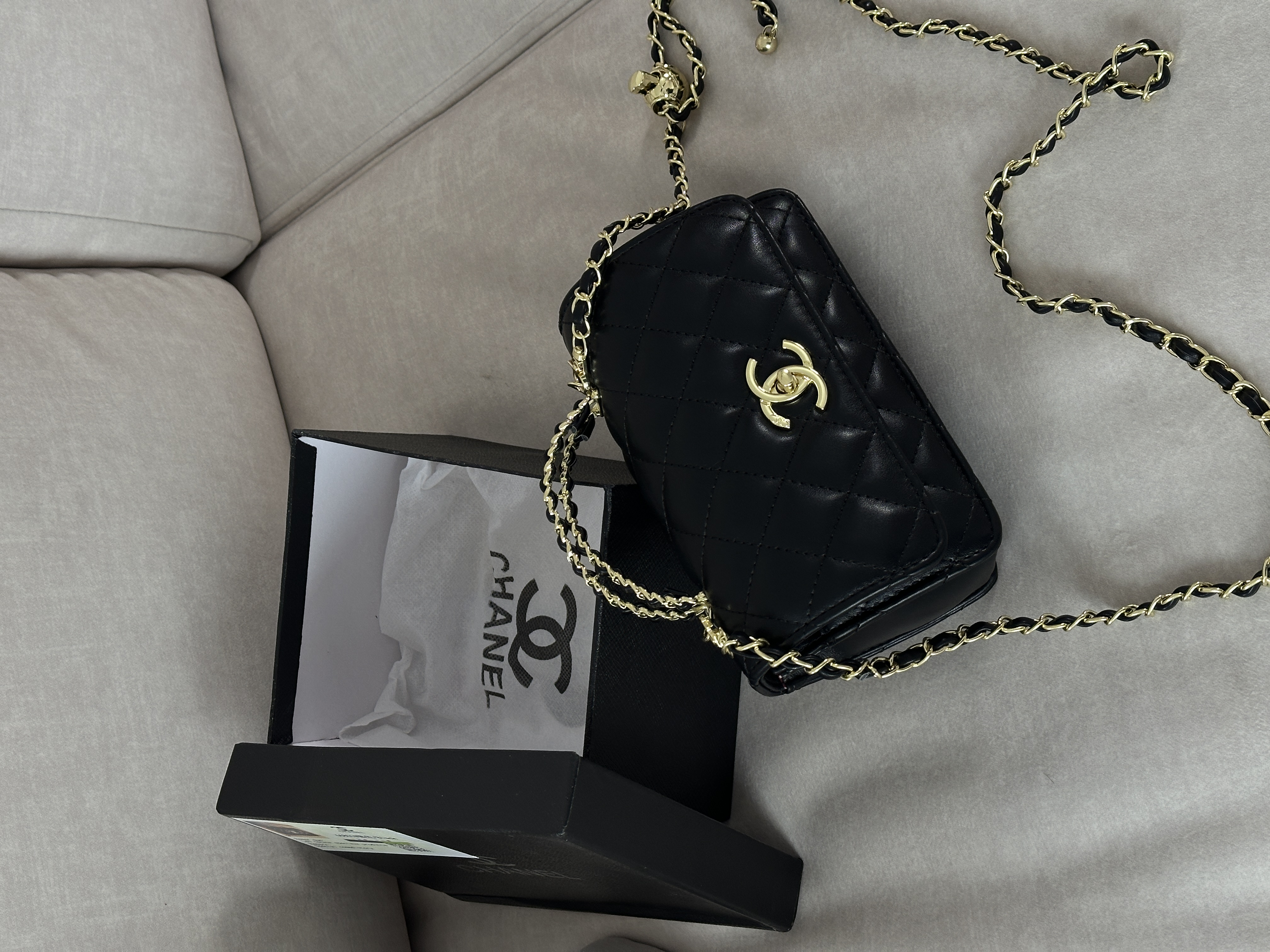 Сумка " Chanel " люкс прямокутна — фото 2