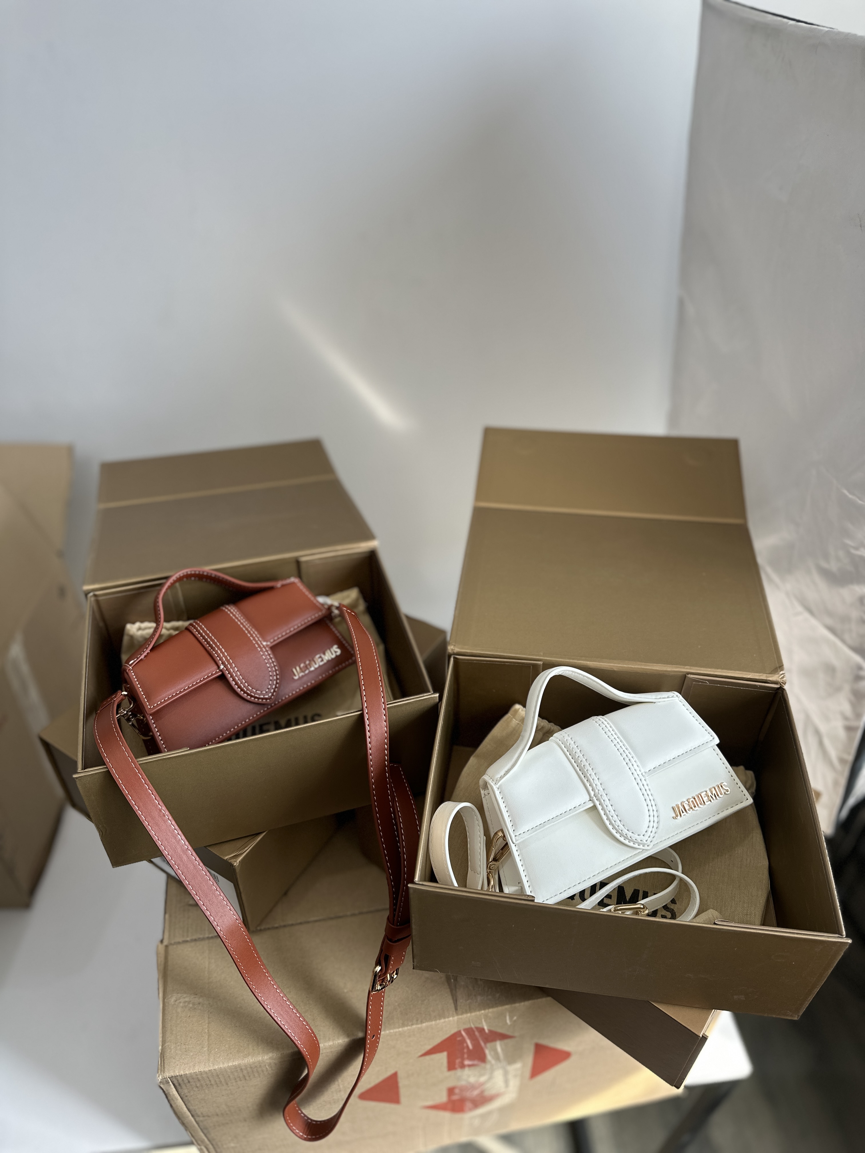 Сумка " Jacquemus " натуральна шкіра з коробкою — фото 8