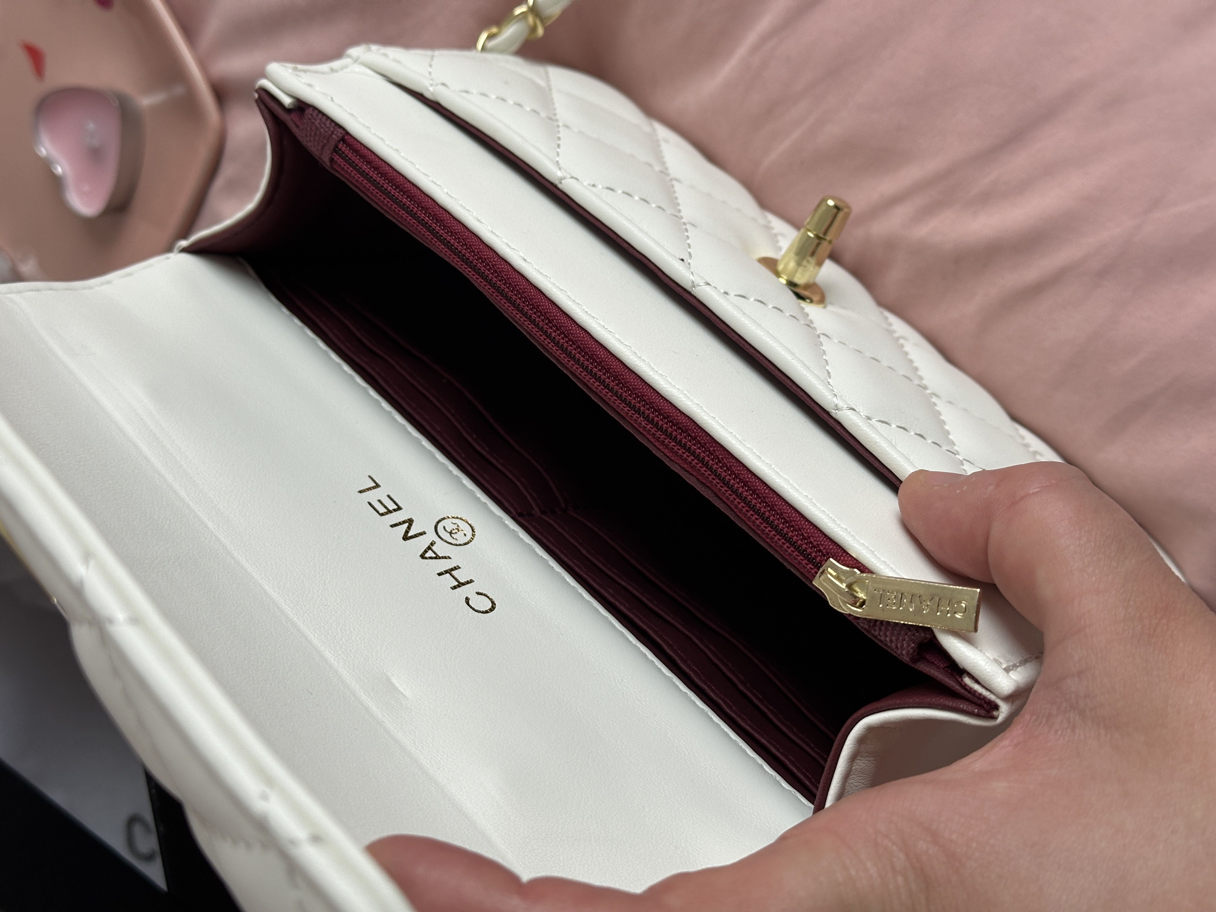 Сумка " Chanel " люкс прямокутна — фото 6
