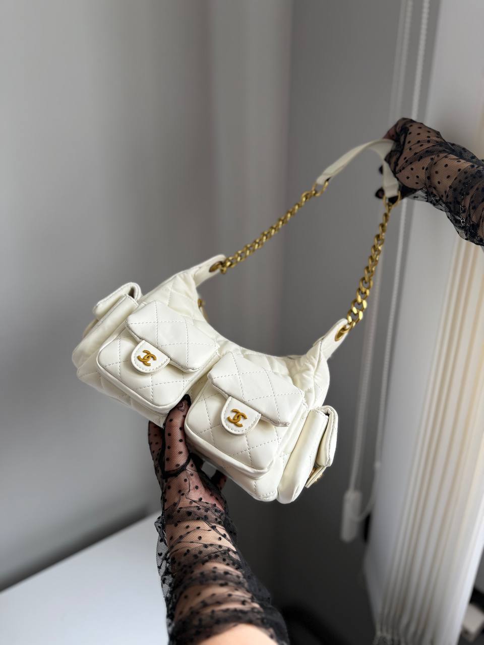 Сумка " Chanel " 2 кишеньки