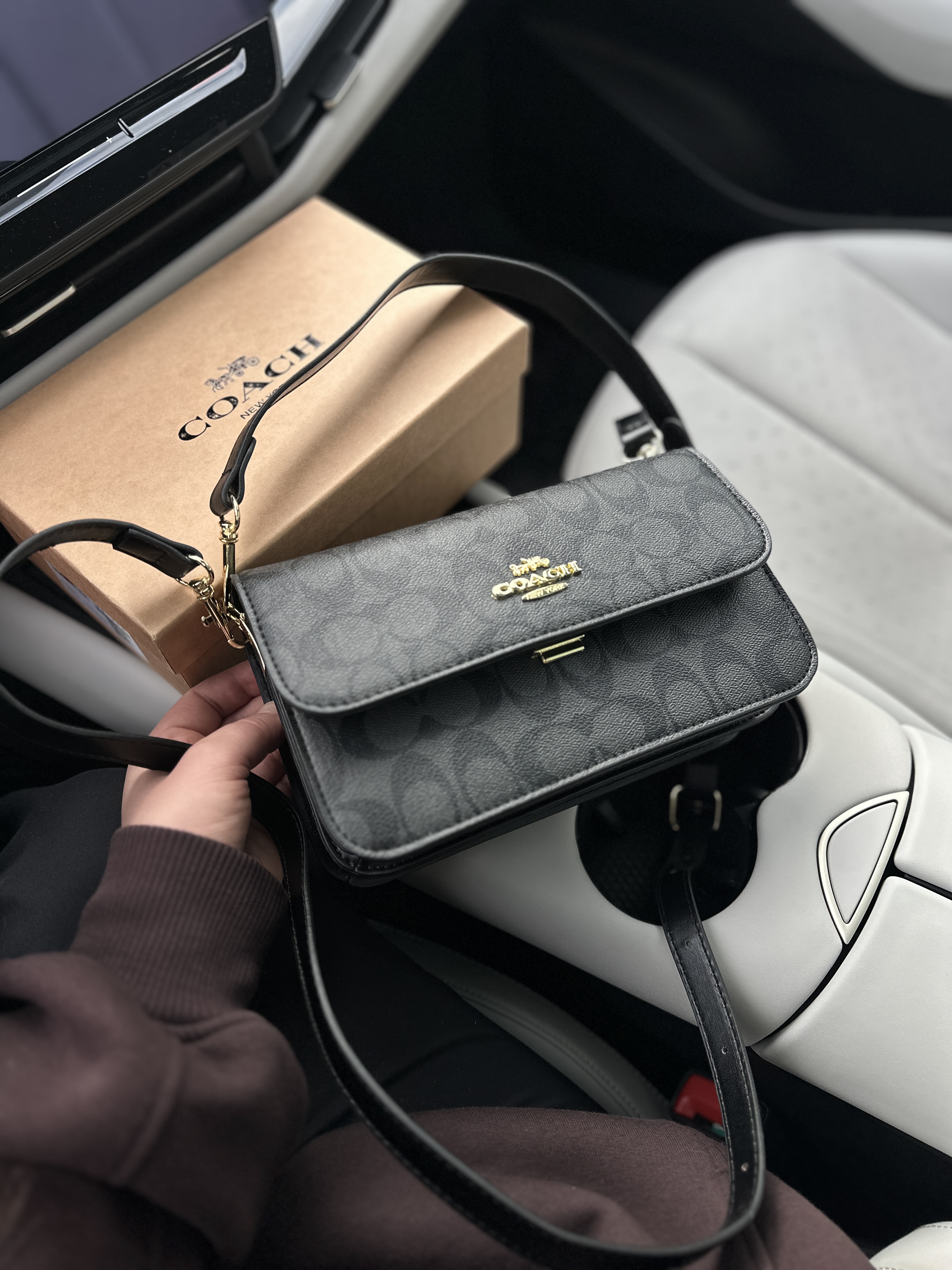 Сумка " Coach " в коробці — фото 19