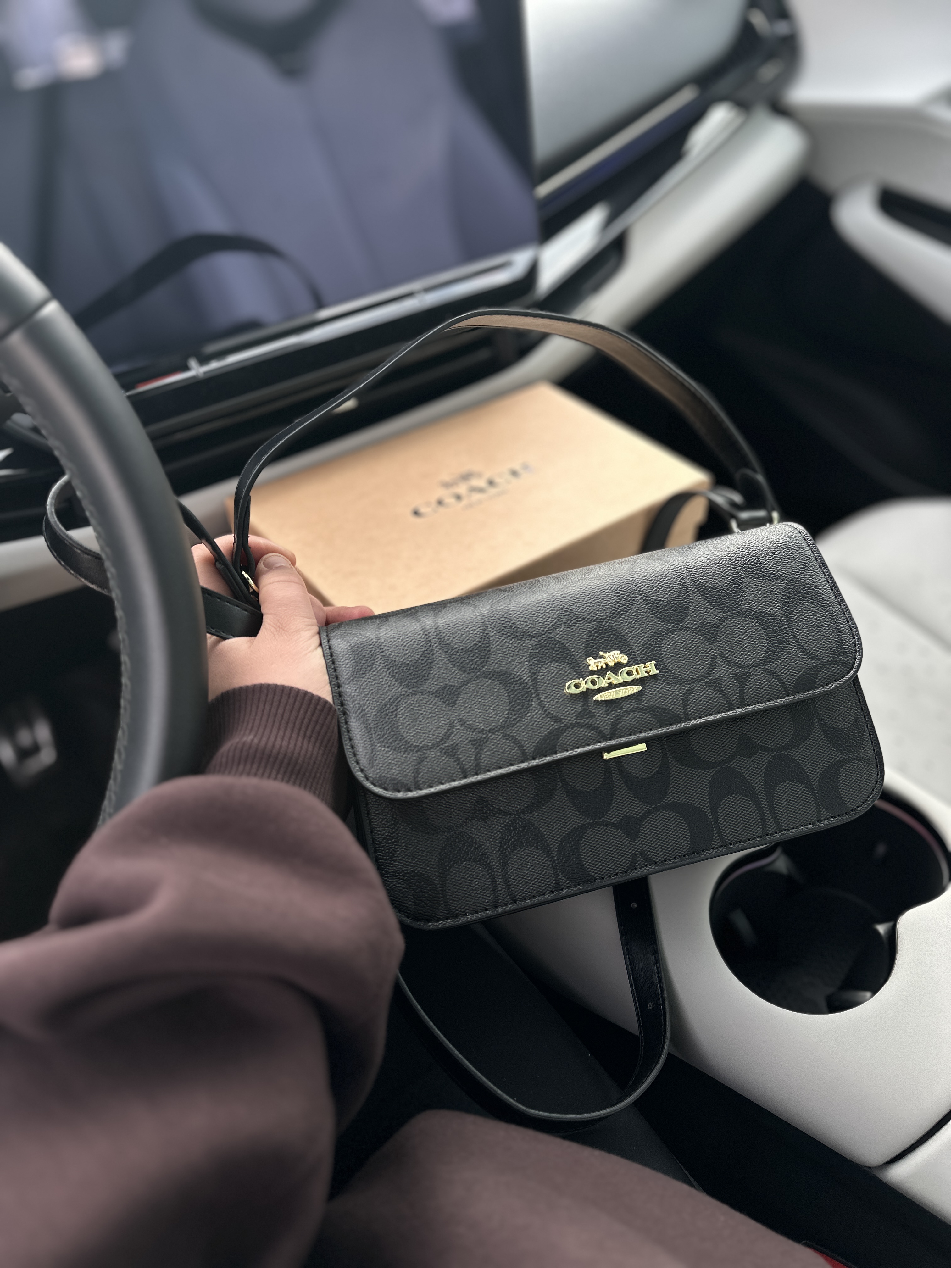 Сумка " Coach " в коробці — фото 20