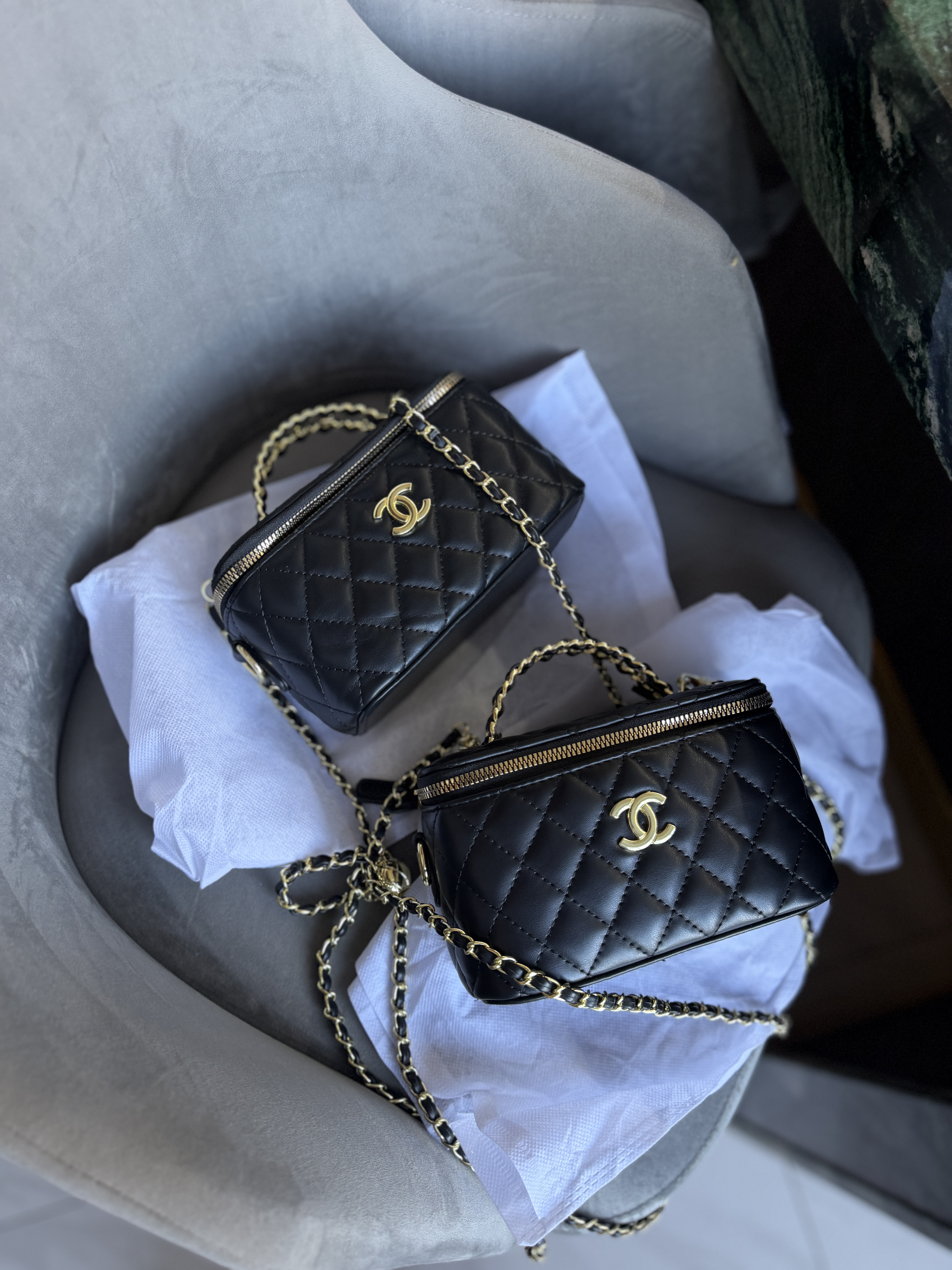 Сумка " Chanel " з брендовою ручкою — фото 3