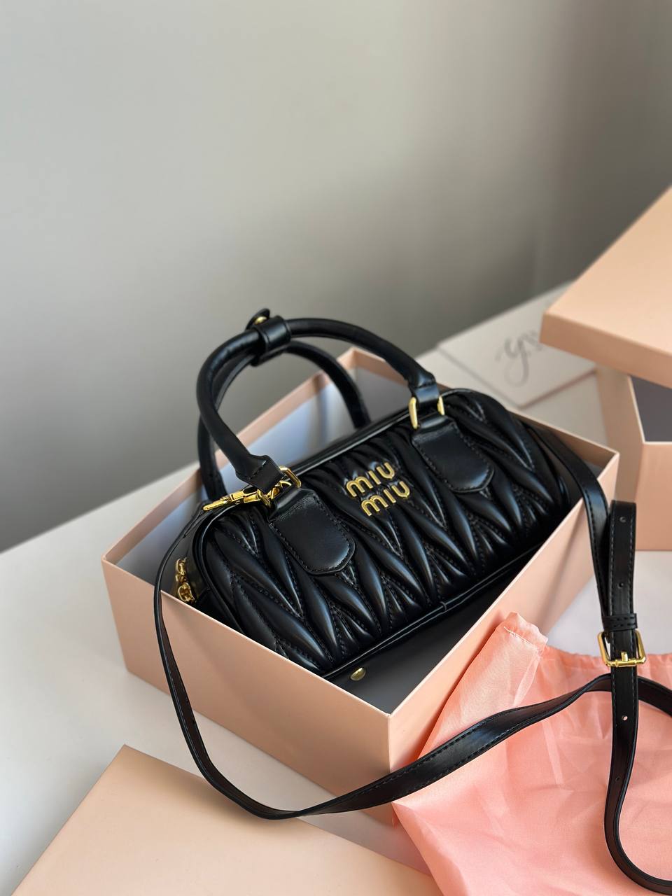 Сумка " Miu miu " шкіра з коробкою — фото 6