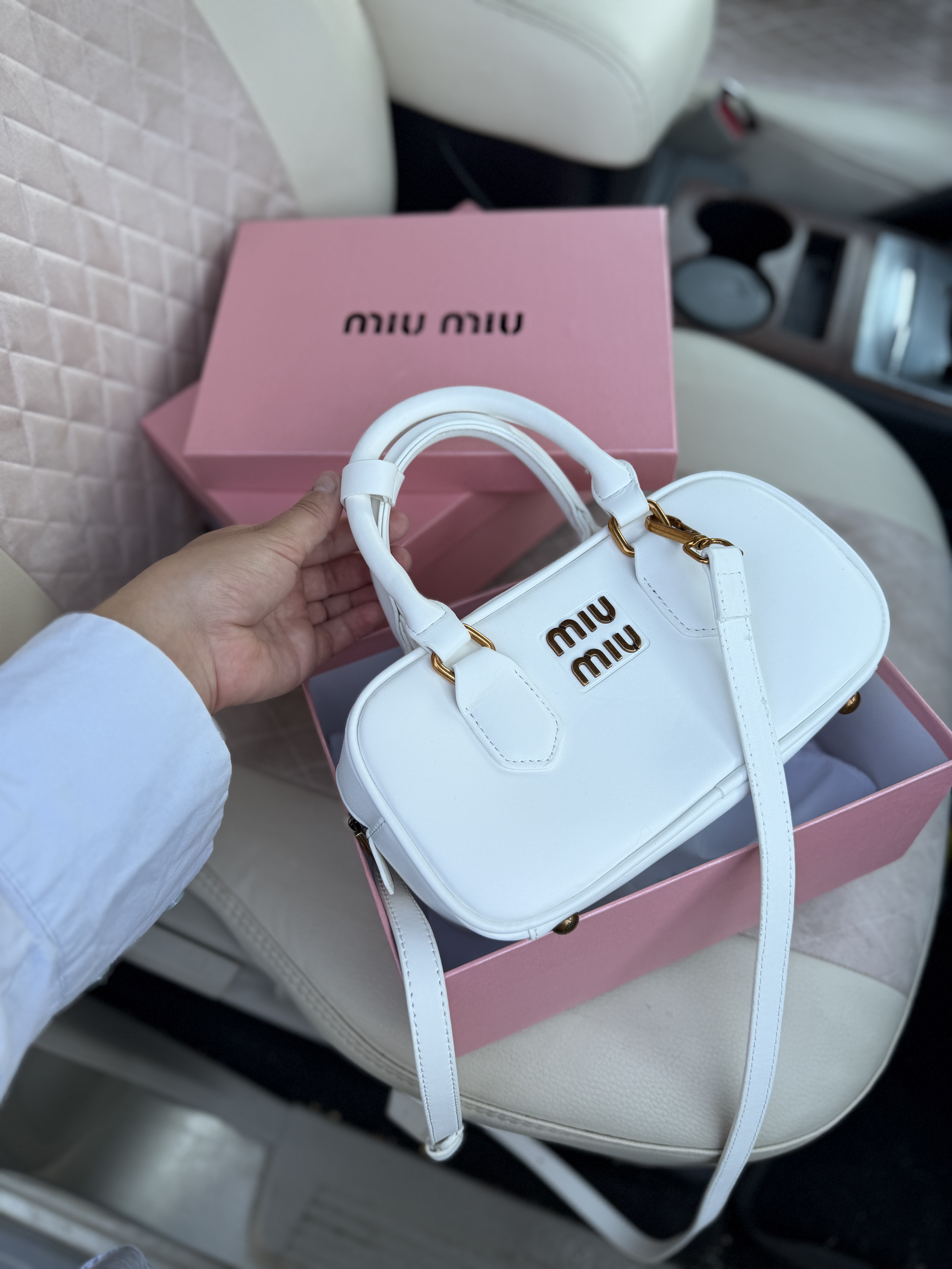 Сумка " Miu miu " шкіряна — фото 4