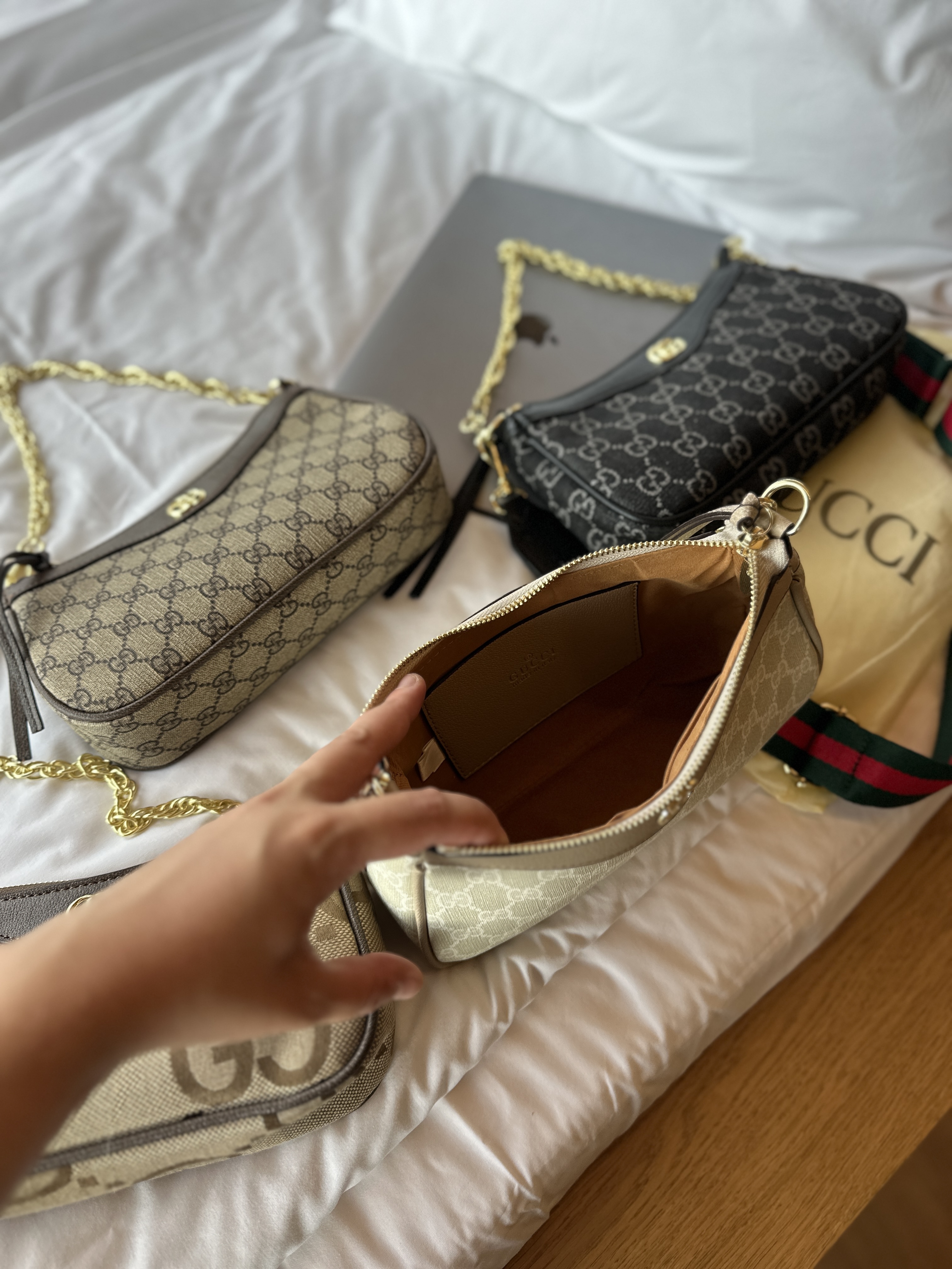 Сумка " Gucci " багет без коробки — фото 8