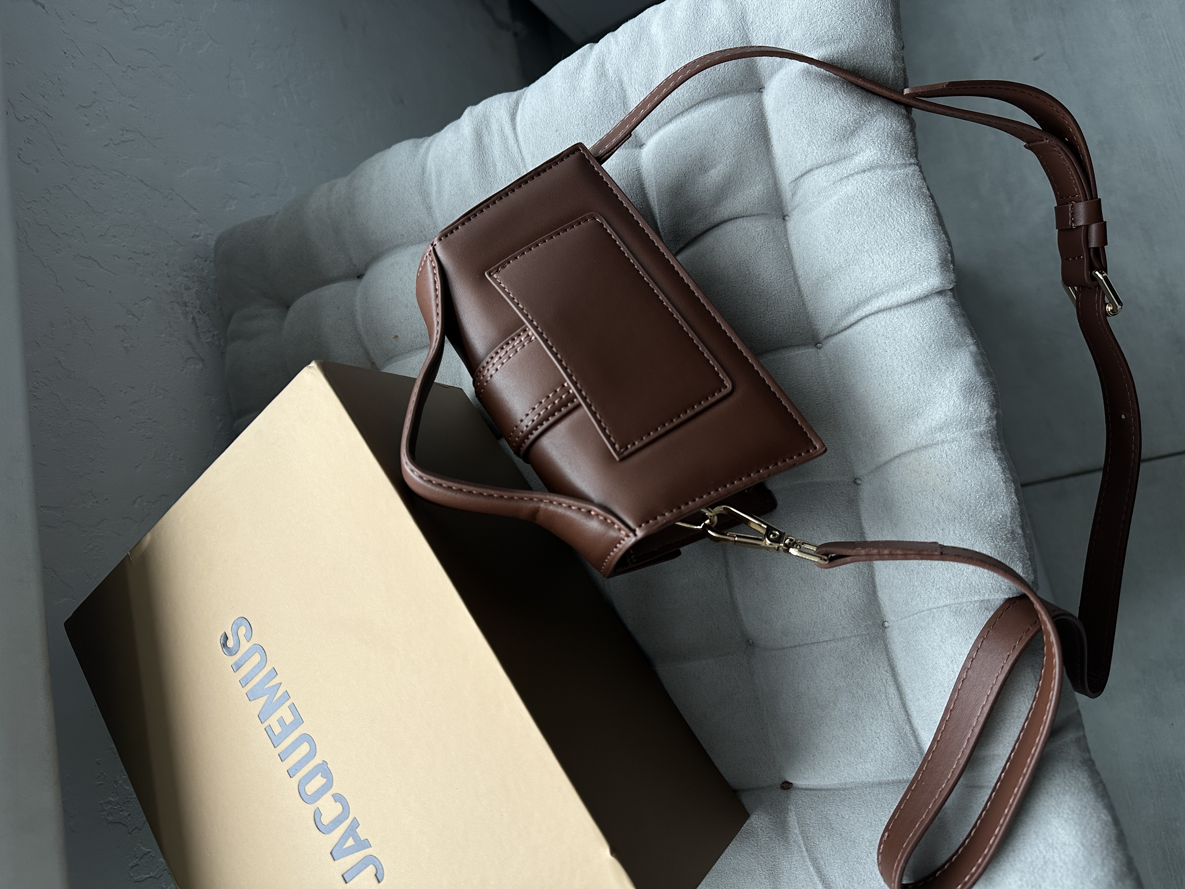 Сумка " Jacquemus " натуральна шкіра з коробкою — фото 5