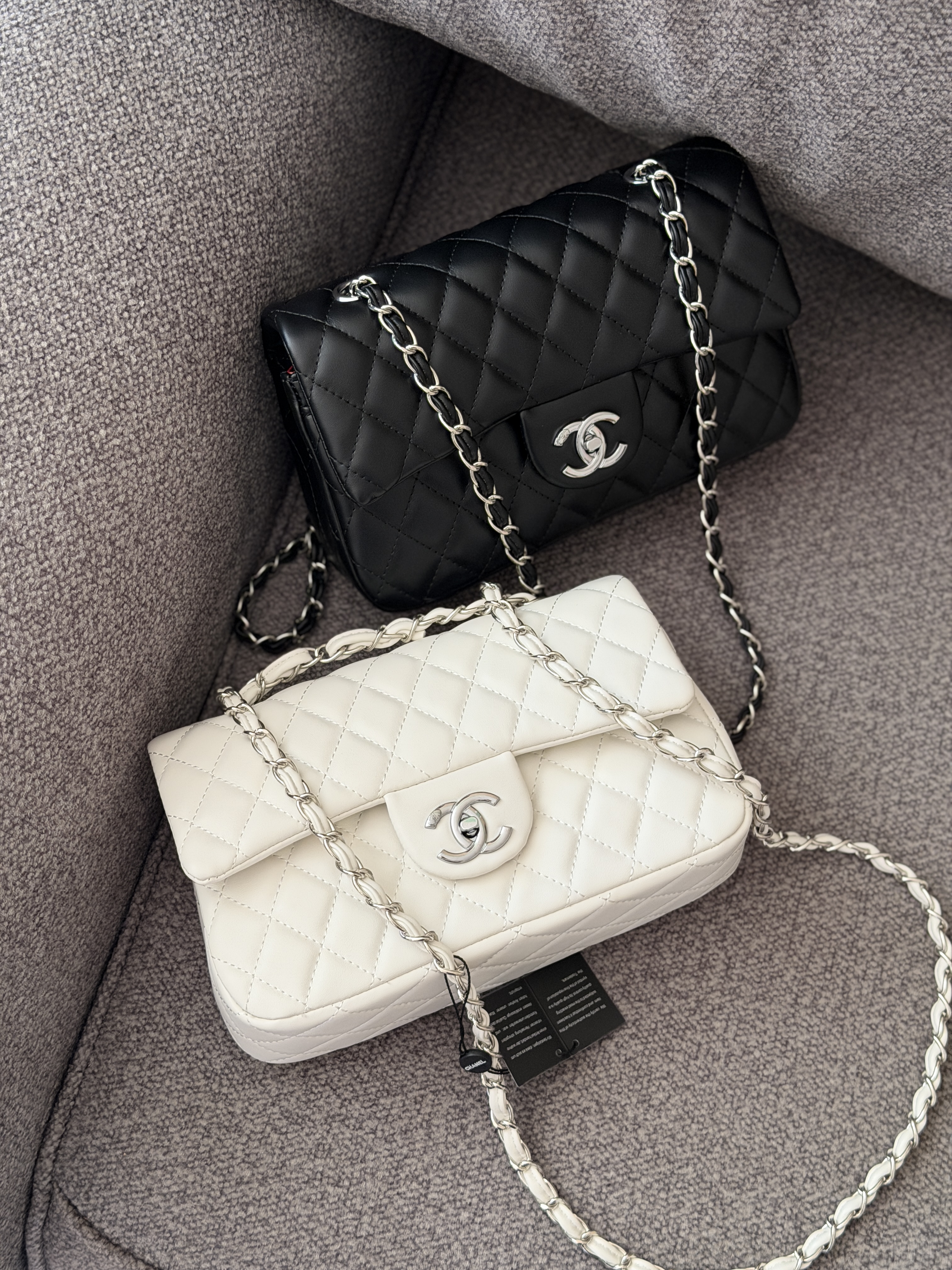 Сумка " Chanel " випукла срібна фурнітура — фото 10
