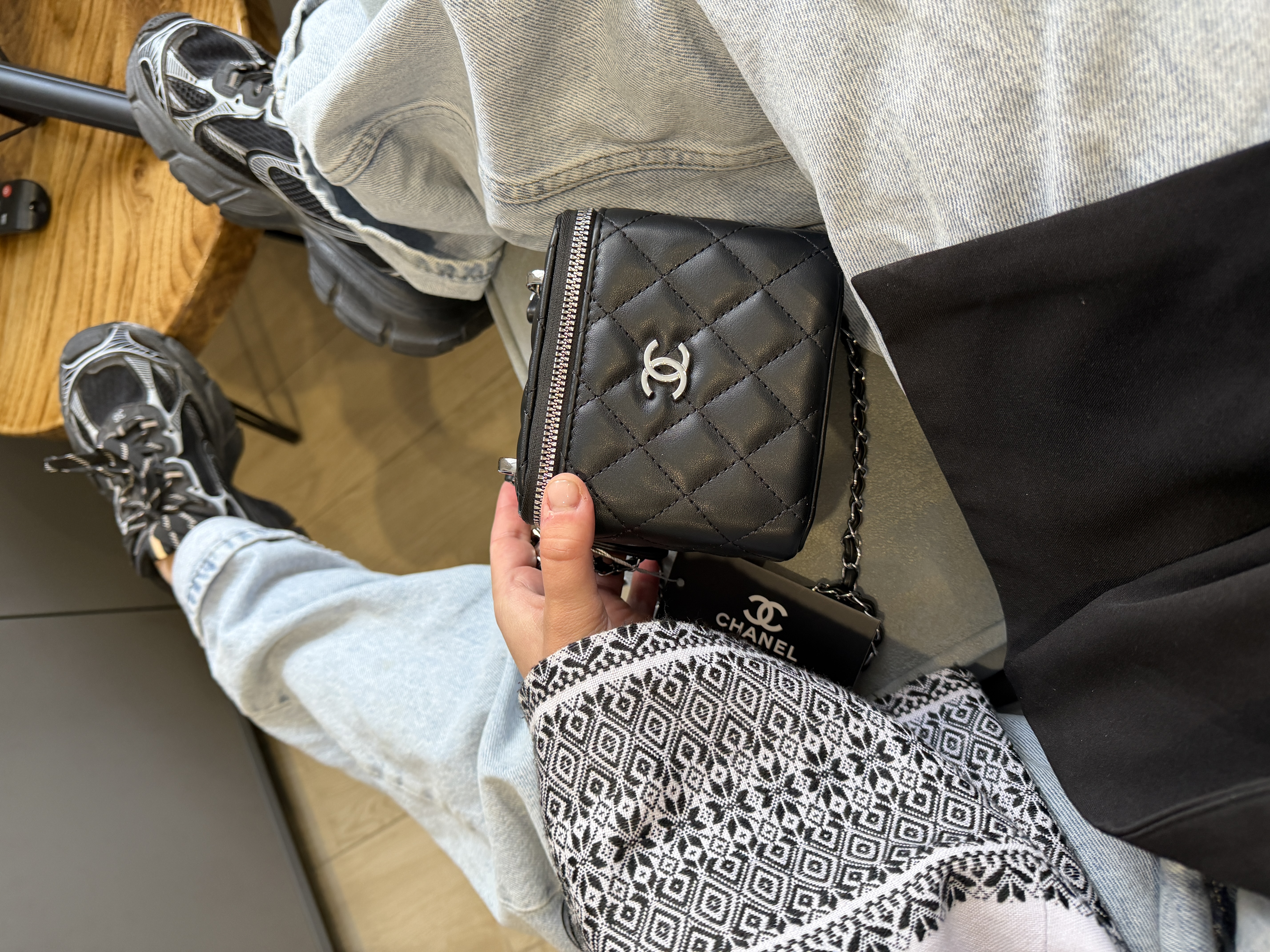 Сумка " Chanel " бочонок міні — фото 6