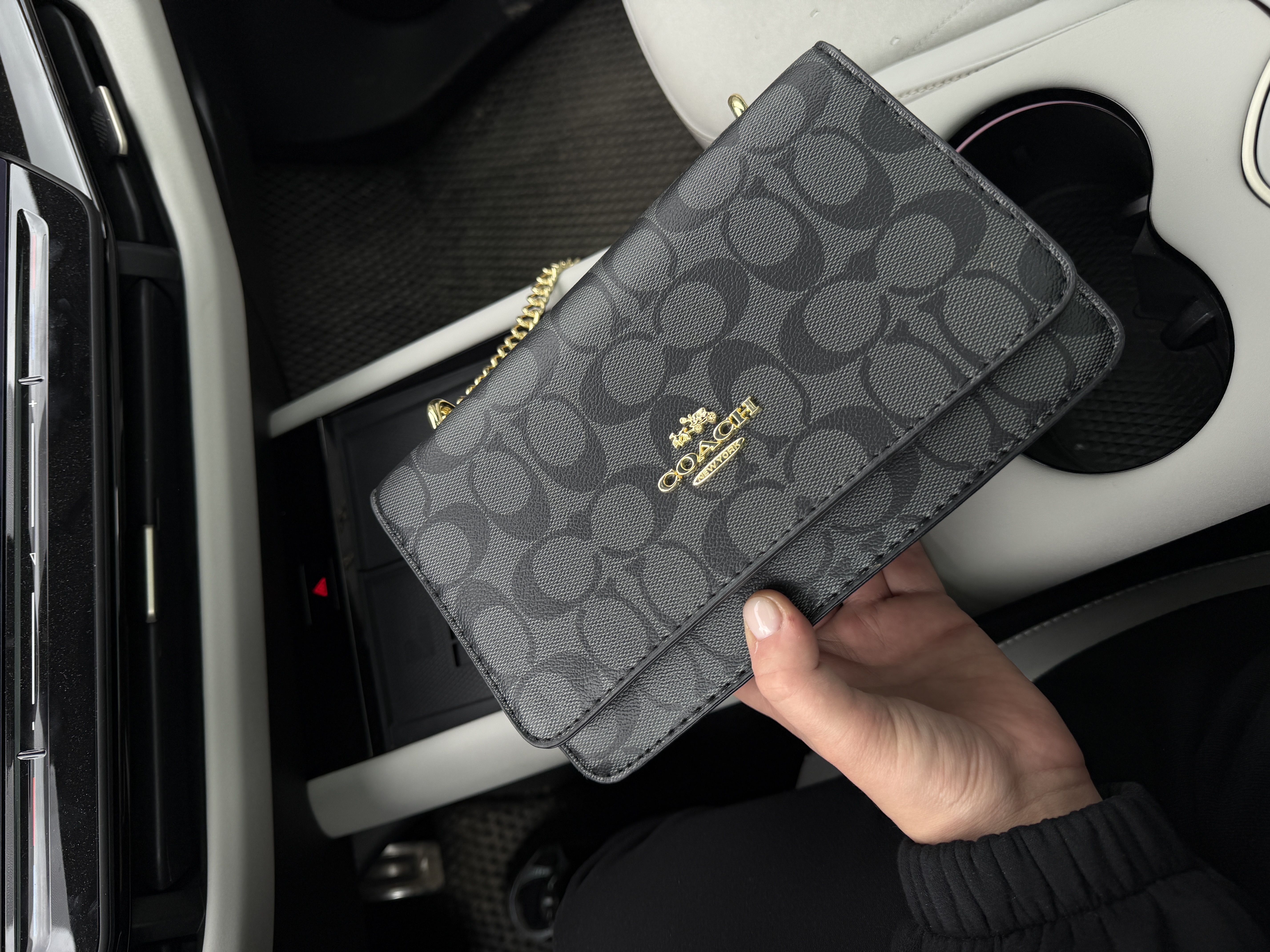 Сумка " Coach " бюджетна золота фурнітура — фото 4