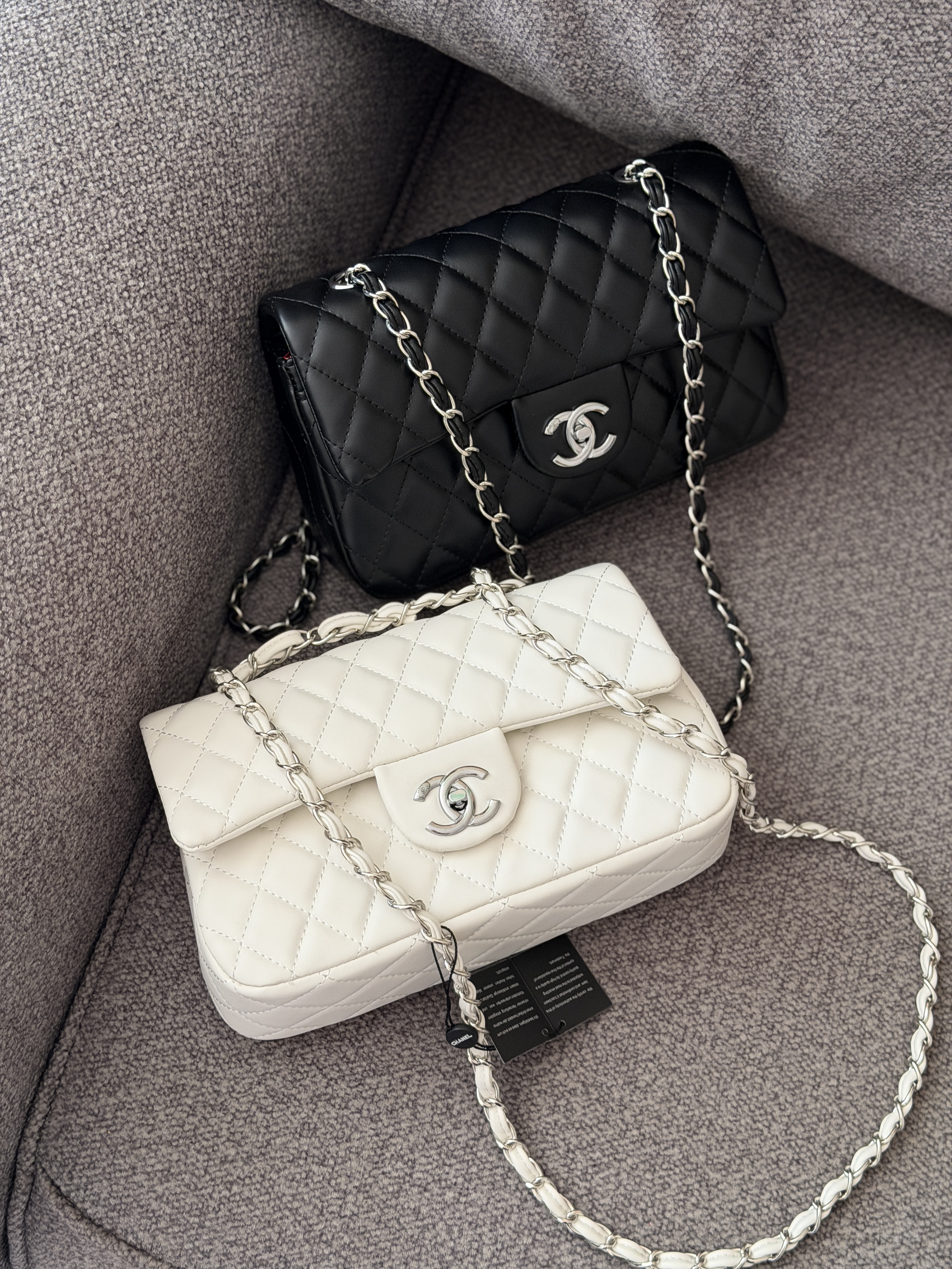 Сумка " Chanel " випукла срібна фурнітура — фото 7